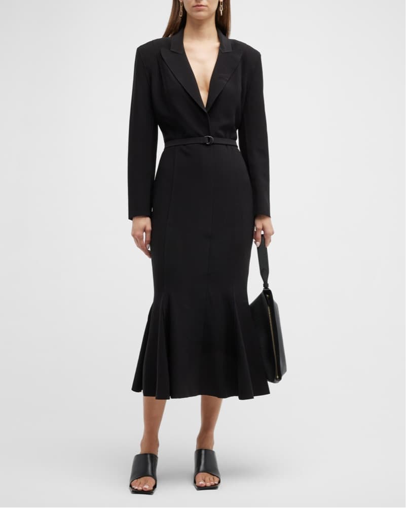 Norma kamali Belted Blazer Midi-Dress - Image 3