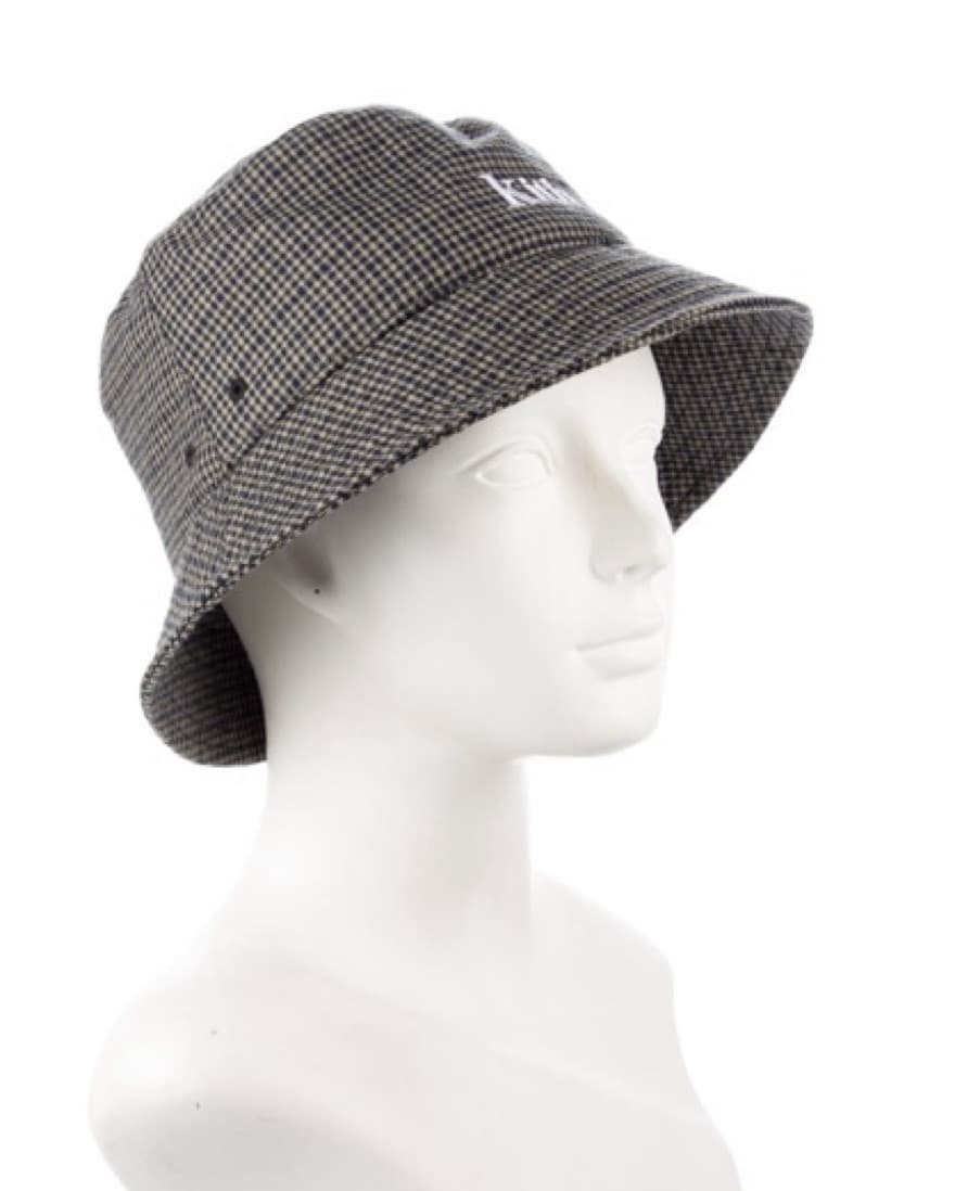 KITH Plaid Logo Bucket Hat - Image 1