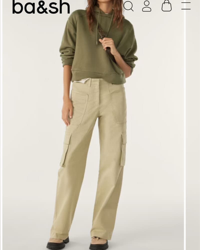 ba&sh Quizy Wide Leg Pant - Image 1