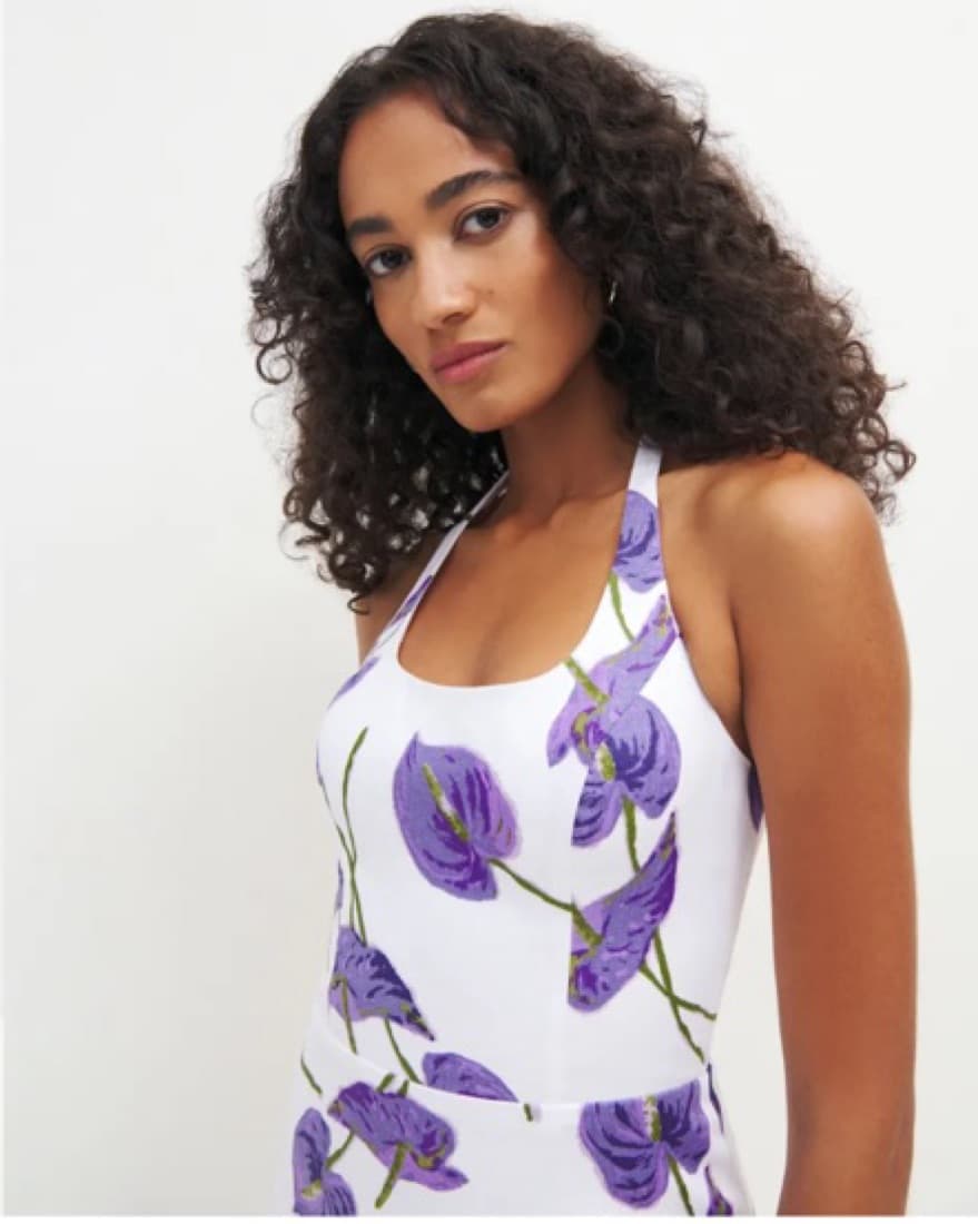 Reformation Yada Linen Dress - Image 4