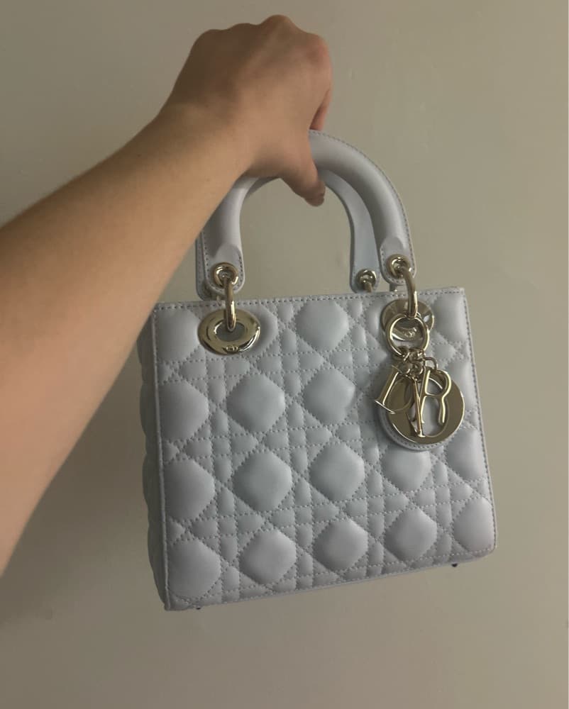 Lady Dior Purse - Shirt blue - Image 1