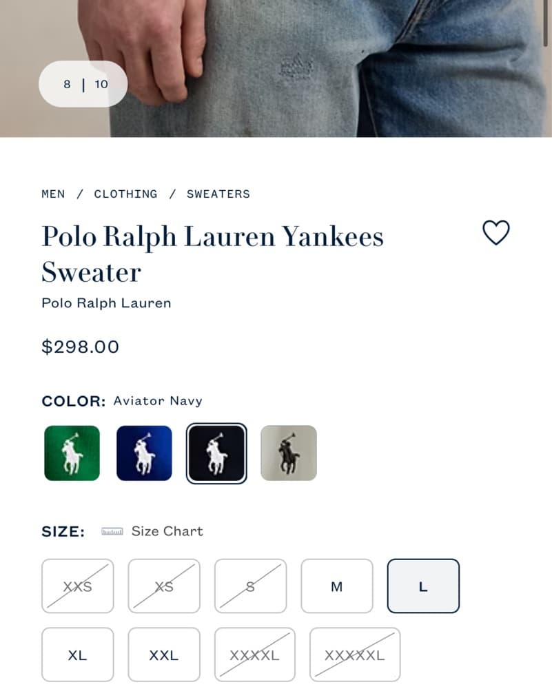 polo ralph lauren yankees sweater - Image 4