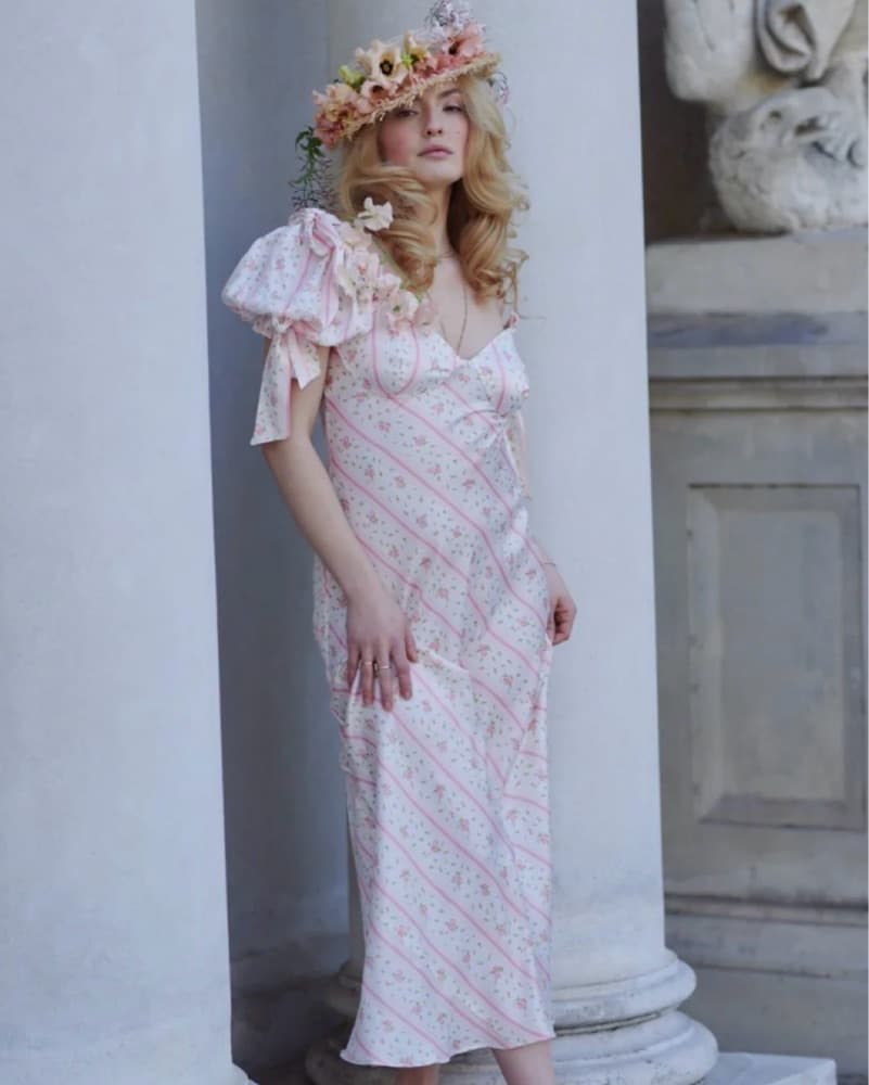 Selkie Poet Slip Dress - Image 3