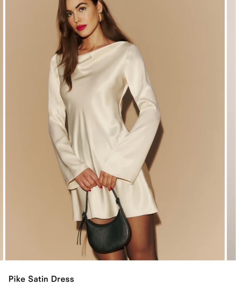 Pike Satin Dress - Image 2