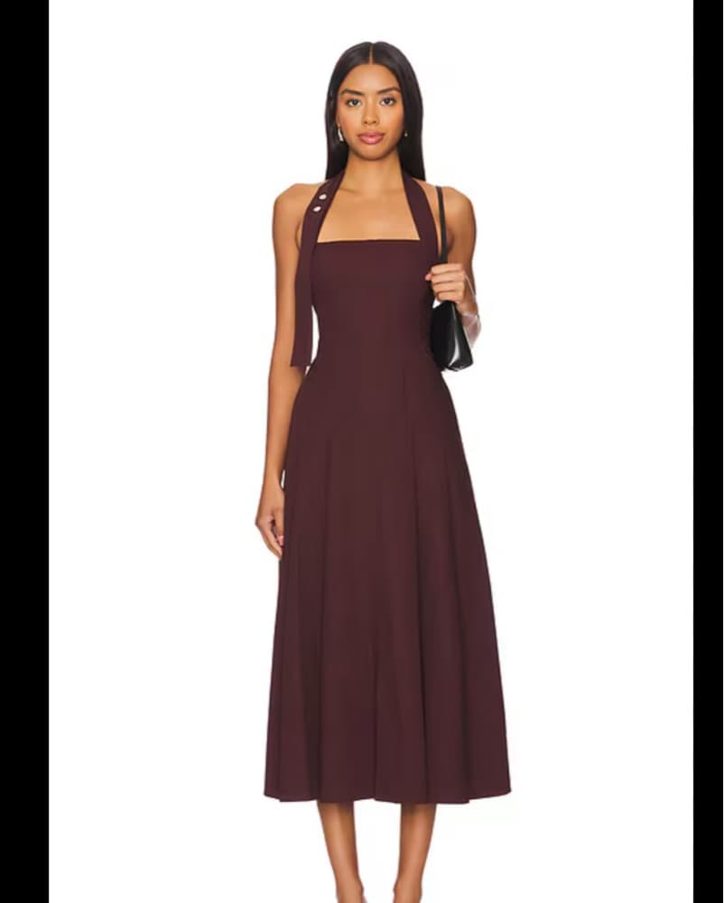 A.L.C. Natalie dress in carob - Image 1