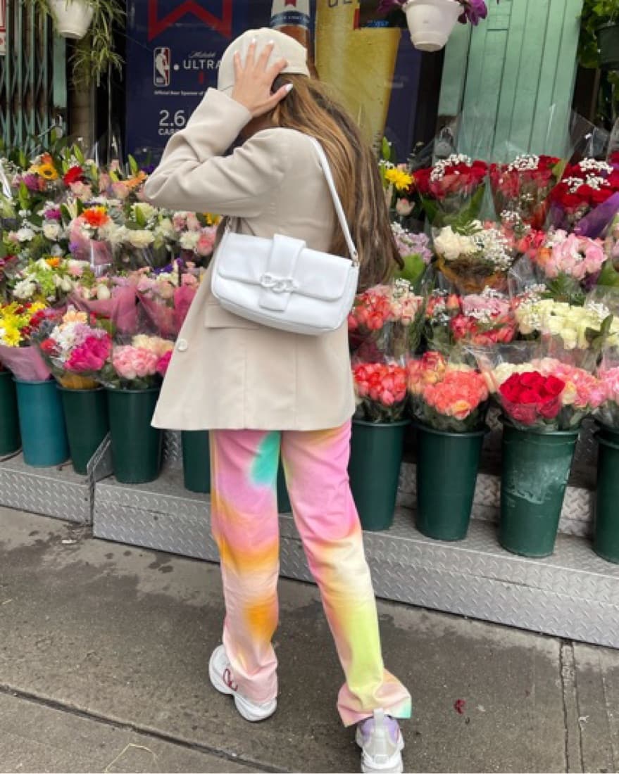 Colorful Tie Dye Jeans  - Image 1