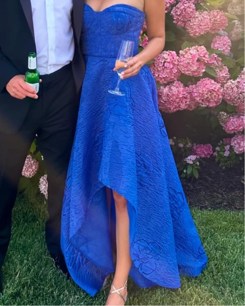 monique lhuillier ayla jacquard dress - Image 2