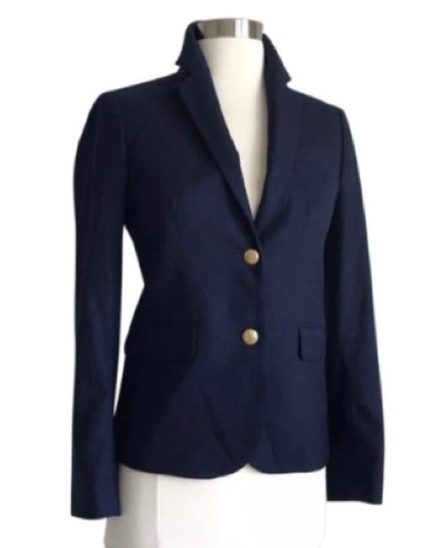 J. Crew Navy Wool Blend Blazer  - Image 1