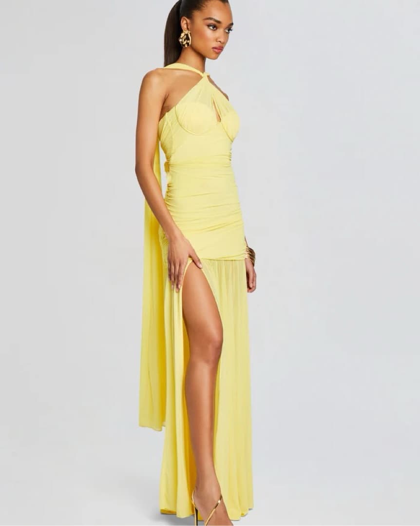 Retrofete Yellow Gown  - Image 2