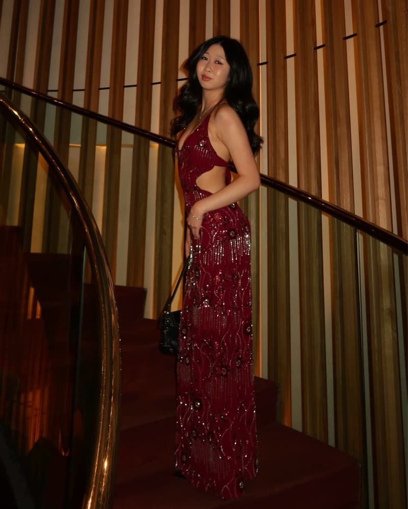 Peppermayo All For Love Maxi Red Dress - Image 2