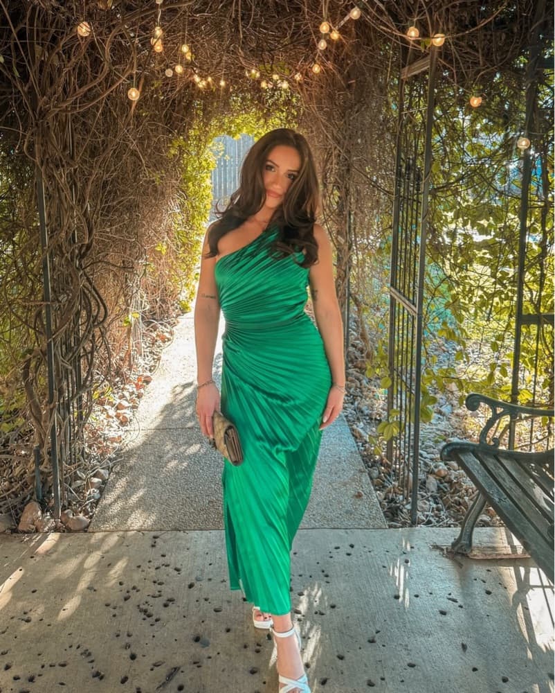 Green DELFI Collective Midi Dress - Image 1