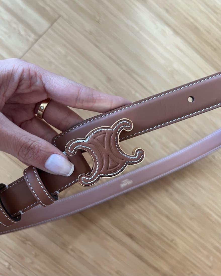 Celine Belt Brown - Image 1