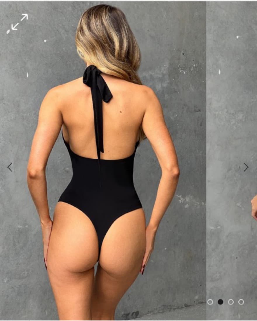 THEA BODYSUIT - JET BLACK - Image 2