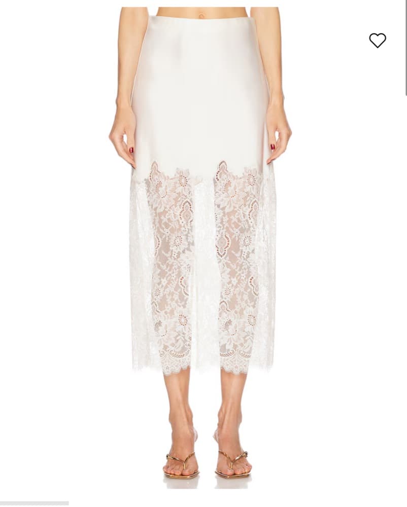 Love Shack Fancy Ilene Skirt - Image 1