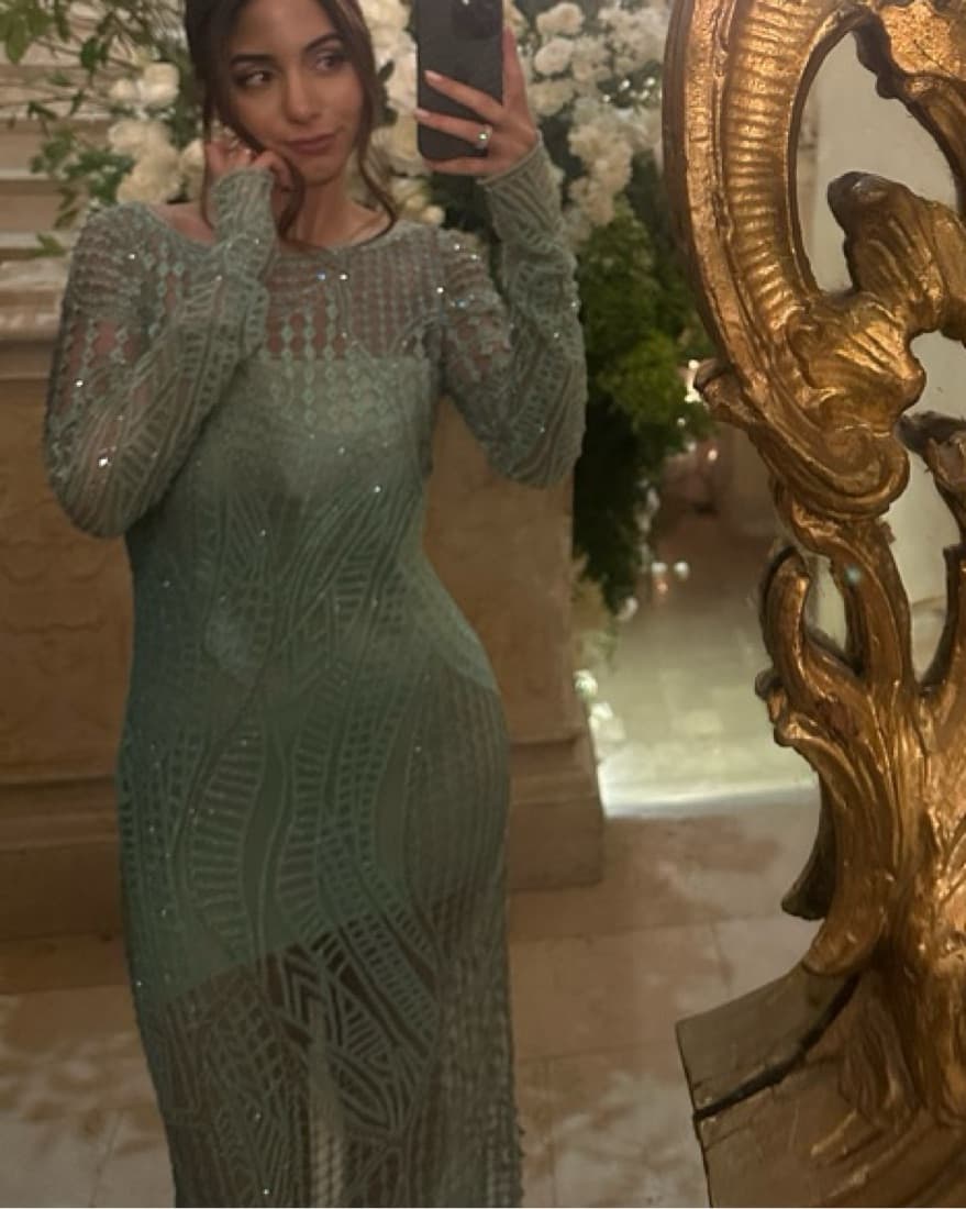 Naeem Khan Sequin Gown - Image 4