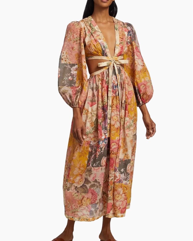 Zimmermann Floral Patchwork Maxi Dress - Image 2