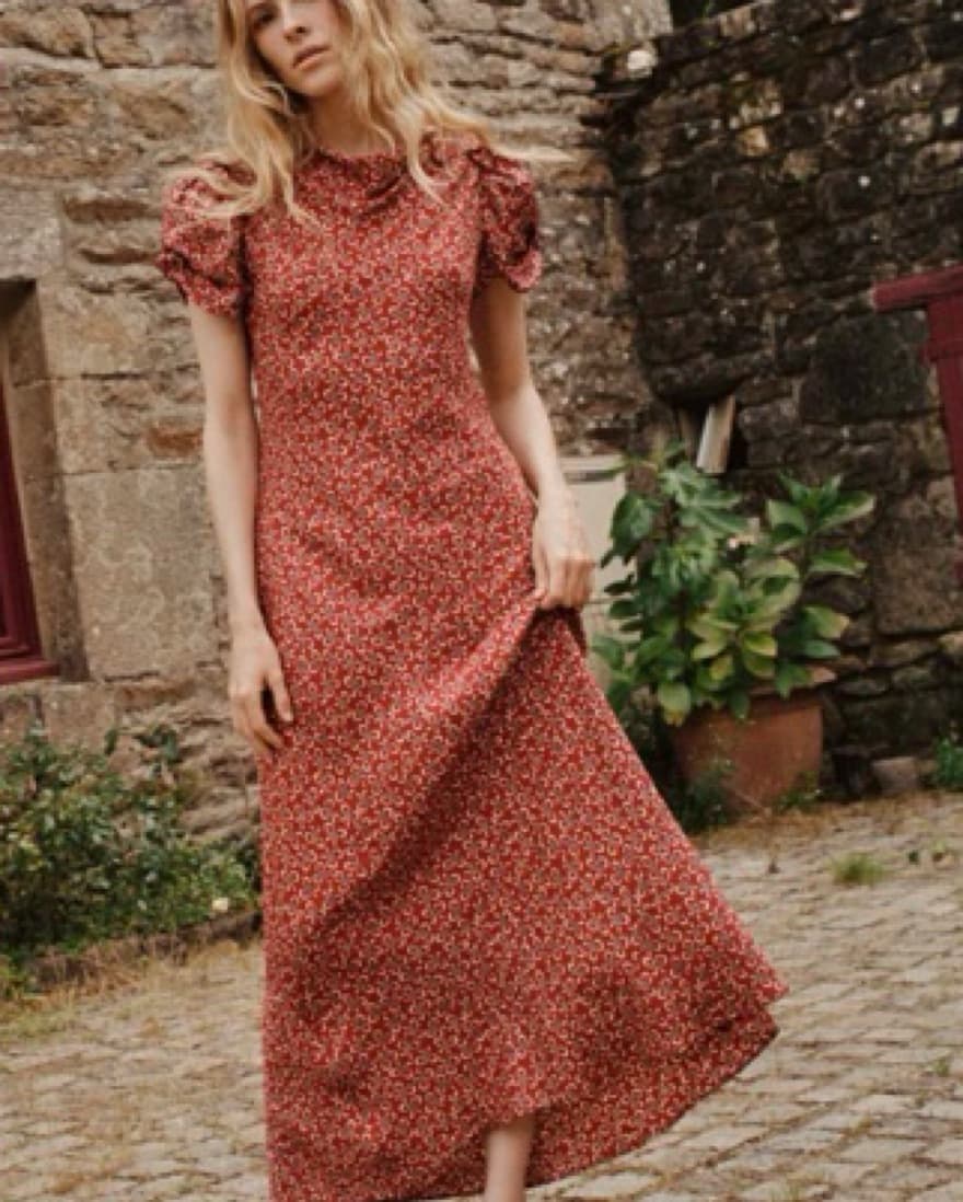 Doen Vibrant Floral Maxi Dress - Image 5