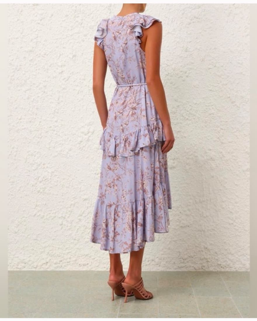 Zimmermann Frilled Midi Dress - Image 3