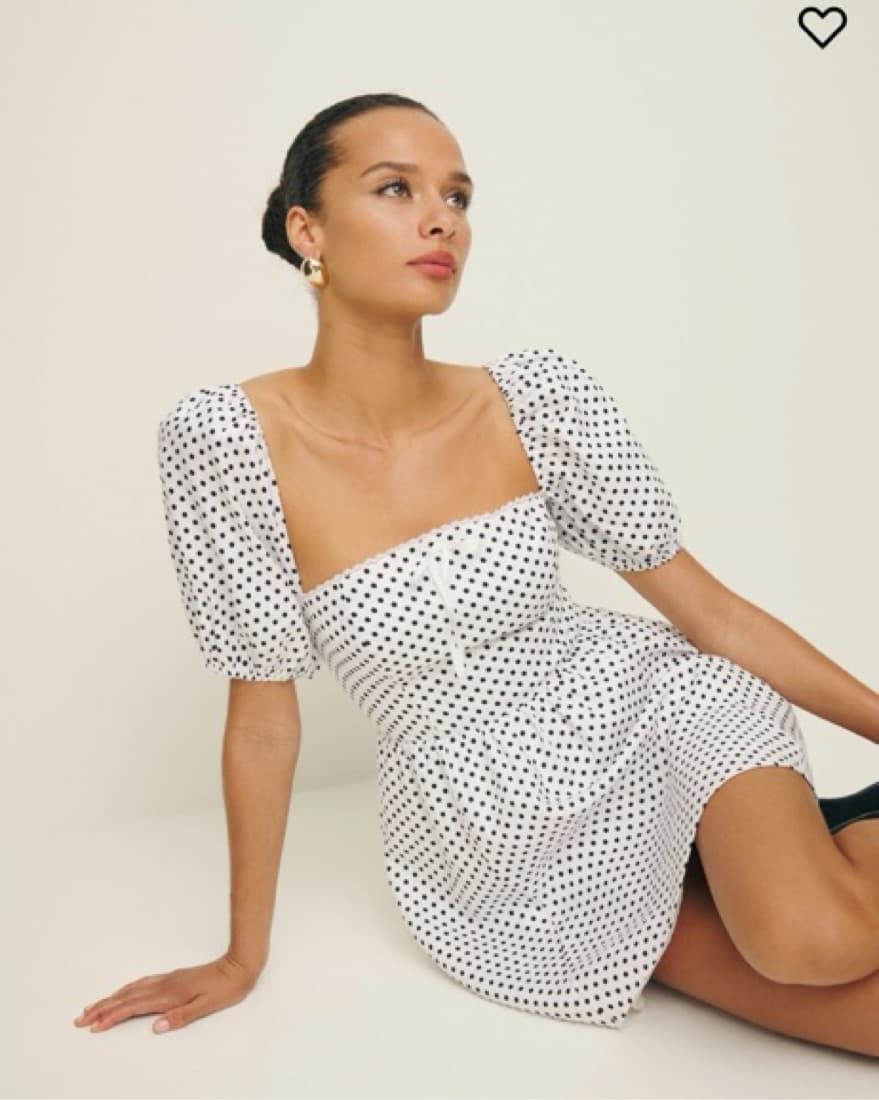 Reformation Polka Dot Dress - Image 1
