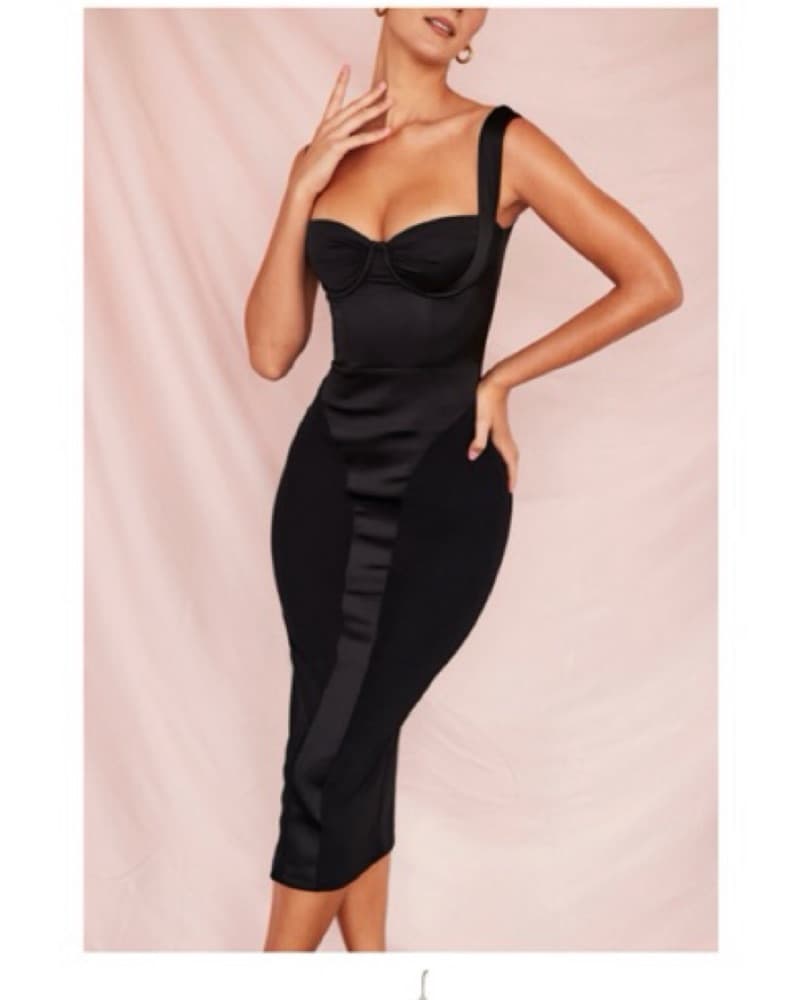 Black House Of Cb Corset Dress - Image 3