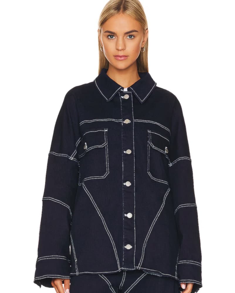 BY.DYLN Cyrus Jacket - Navy - Image 3
