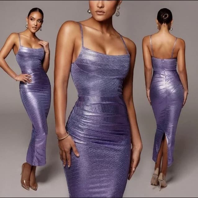 JLUXLABEL Rubi Cowl Neck Cocktail Dress - Image 1