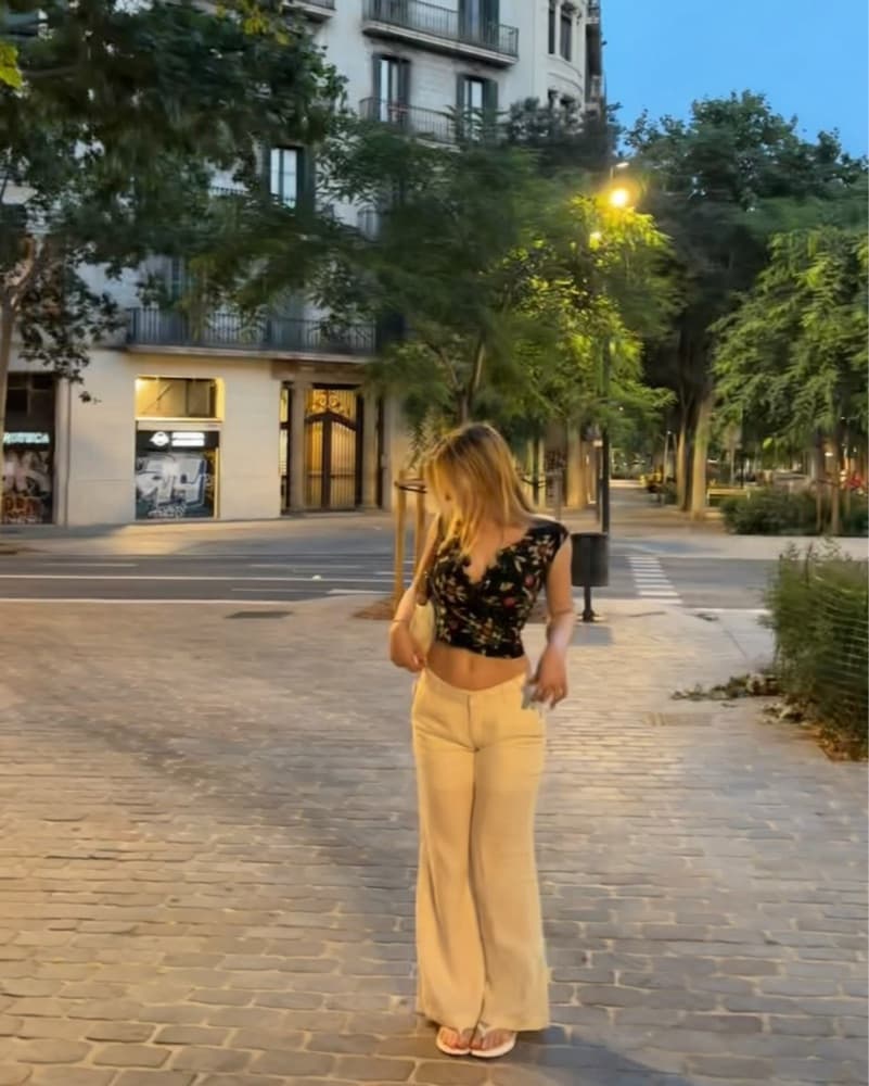 Vintage Moschino Cropped Pasta Top - Image 2