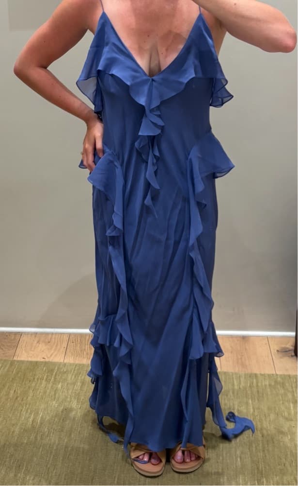 Khaite The Pim Ruffle Dress - Image 5
