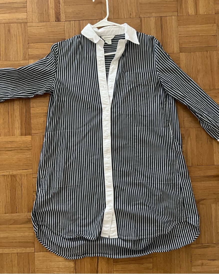 Club Monaco Pinstripe Dress - Image 1