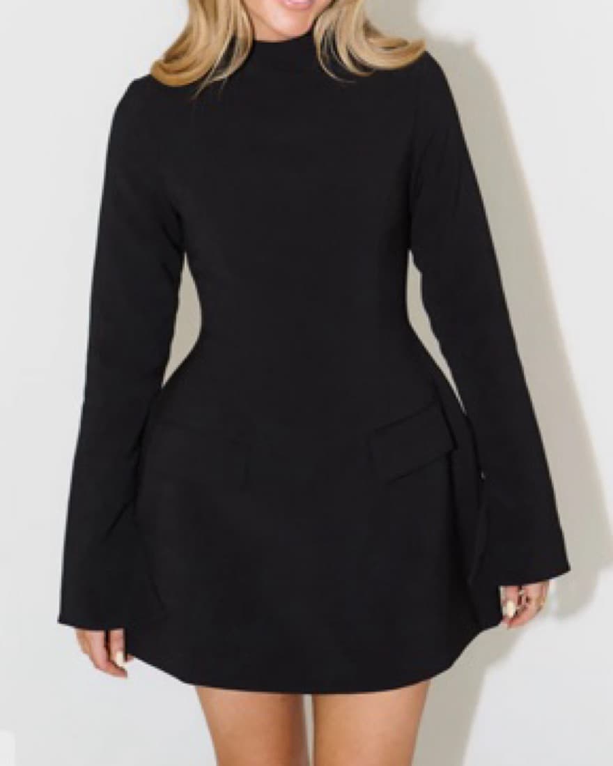 Ulimate Muse Split Sleeve Mini Dress - Image 2