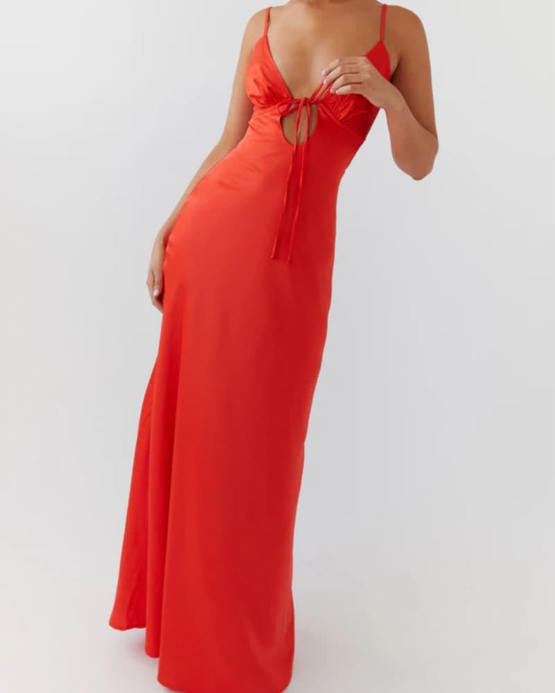 Red Maxi Dress - Image 1