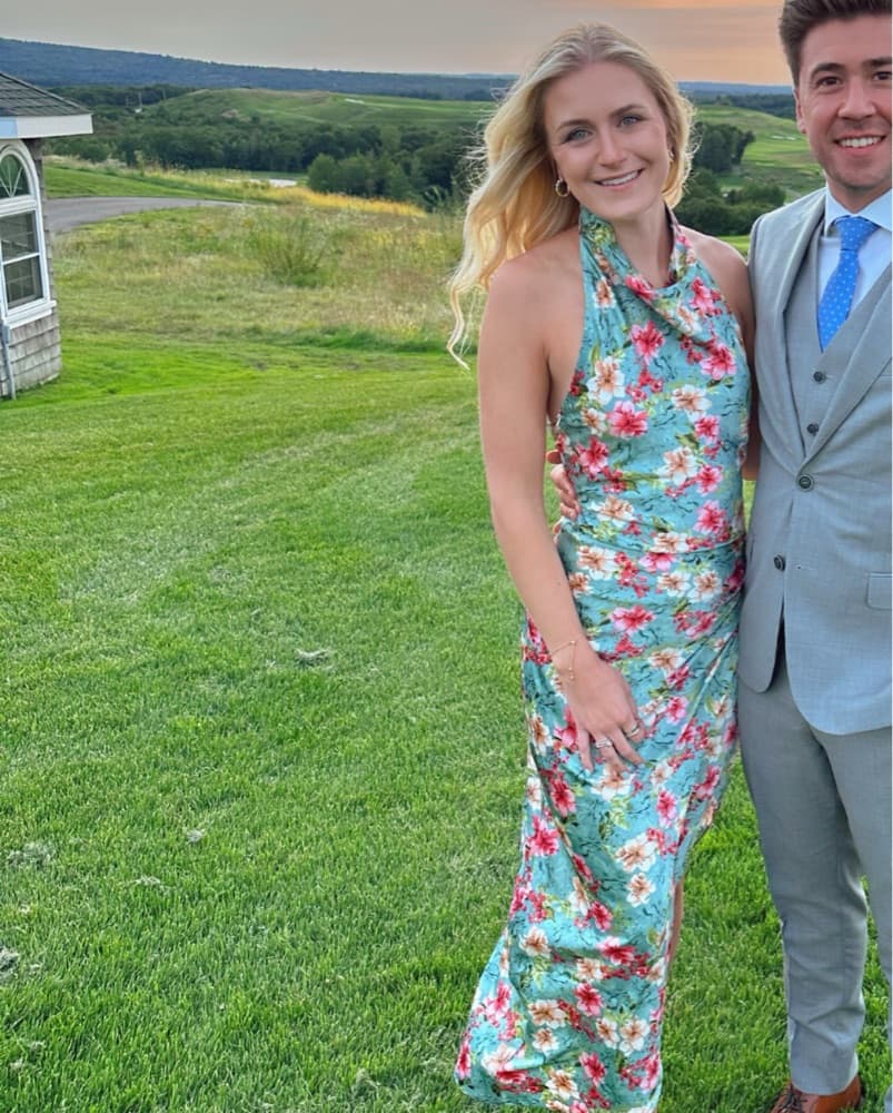 Floral High Neck Dress - Image 1