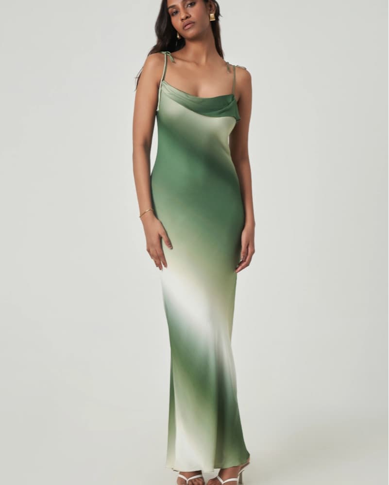 Summer Away Medina Dress - Sage Green - Image 1