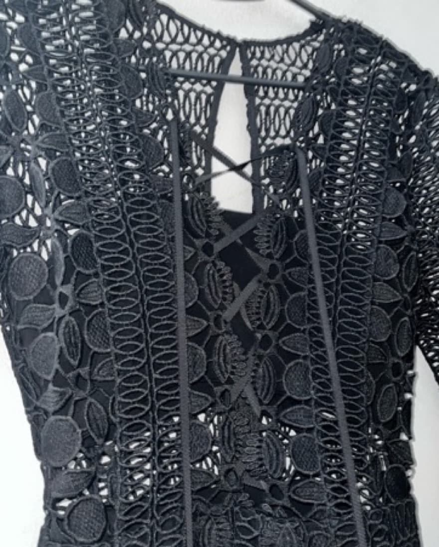 ($500) Self Portrait 3/4 Sleeve Dress - Image 3