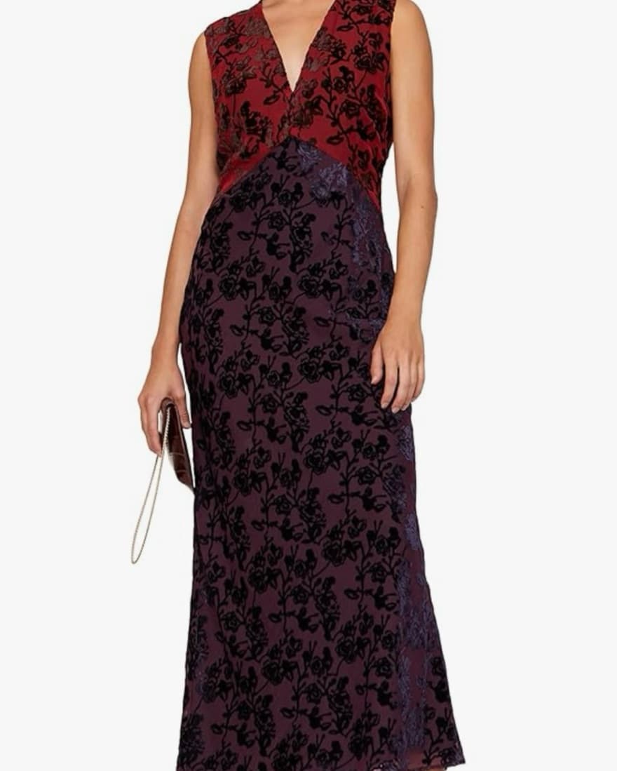 Velvet Slip Dress - Image 1
