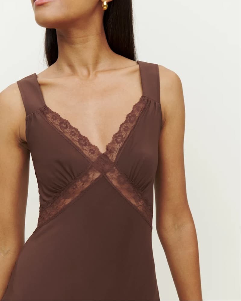 Reformation Provence Silk Dress - Image 3