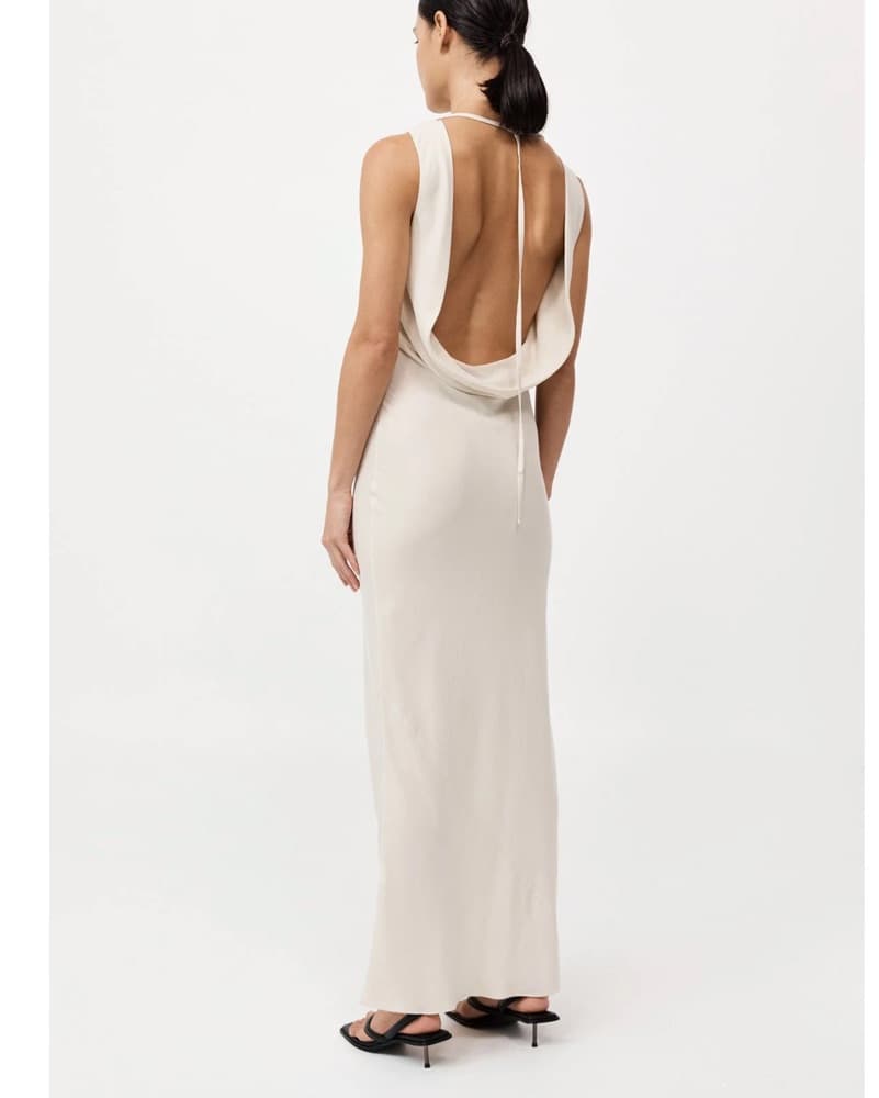 St Agni Draper Cowl Neck Dress - Image 3
