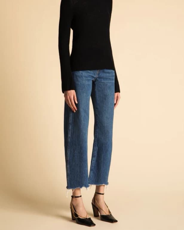 Khaite Raw Hem Kerrie Jeans - Image 1