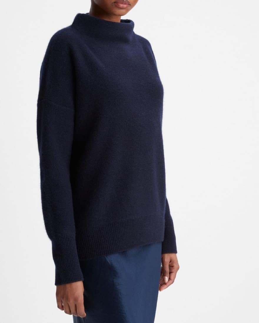 $425 Vince Cashmere Funnel Neck Sweater - Image 2