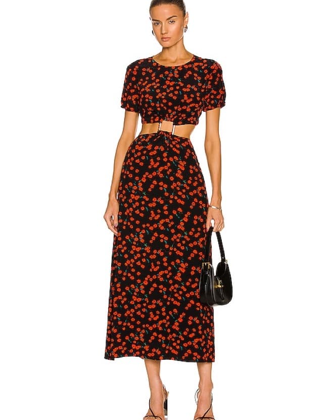 Staud Cutout Dress - Image 1