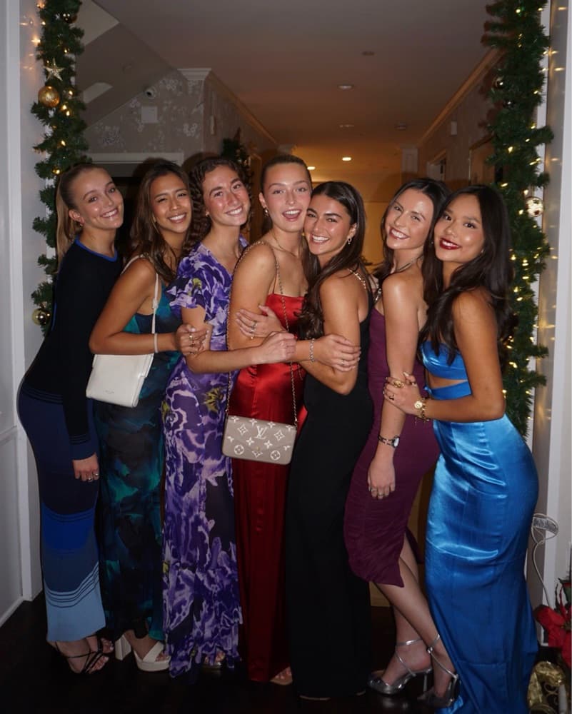 SAU LEE Blue Satin Maxi Dress - Image 6