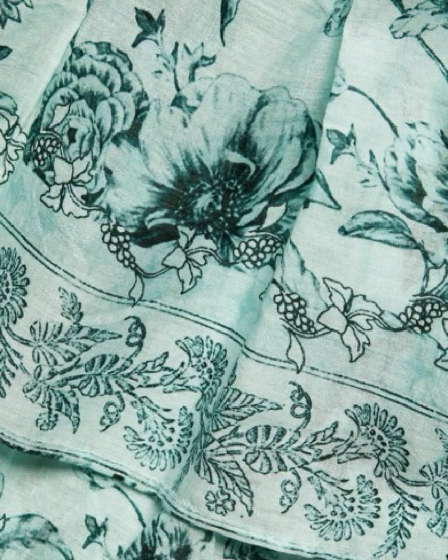 Valencia Floral Cotton Maxi Dress - Image 4