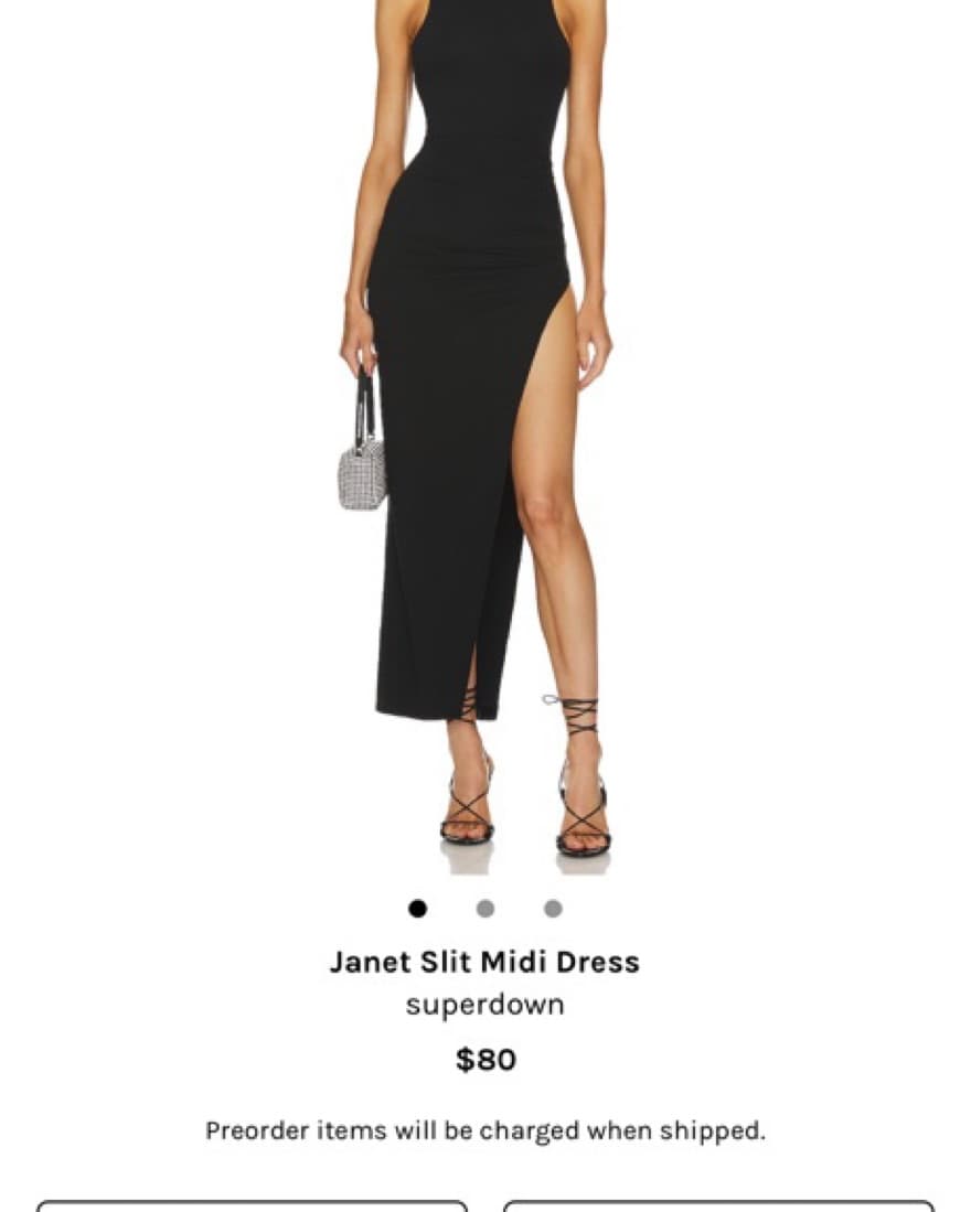 Janet Slit Midi Dress - Image 2