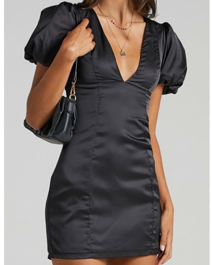 Showpo Puff Sleeve Dress - Image 2