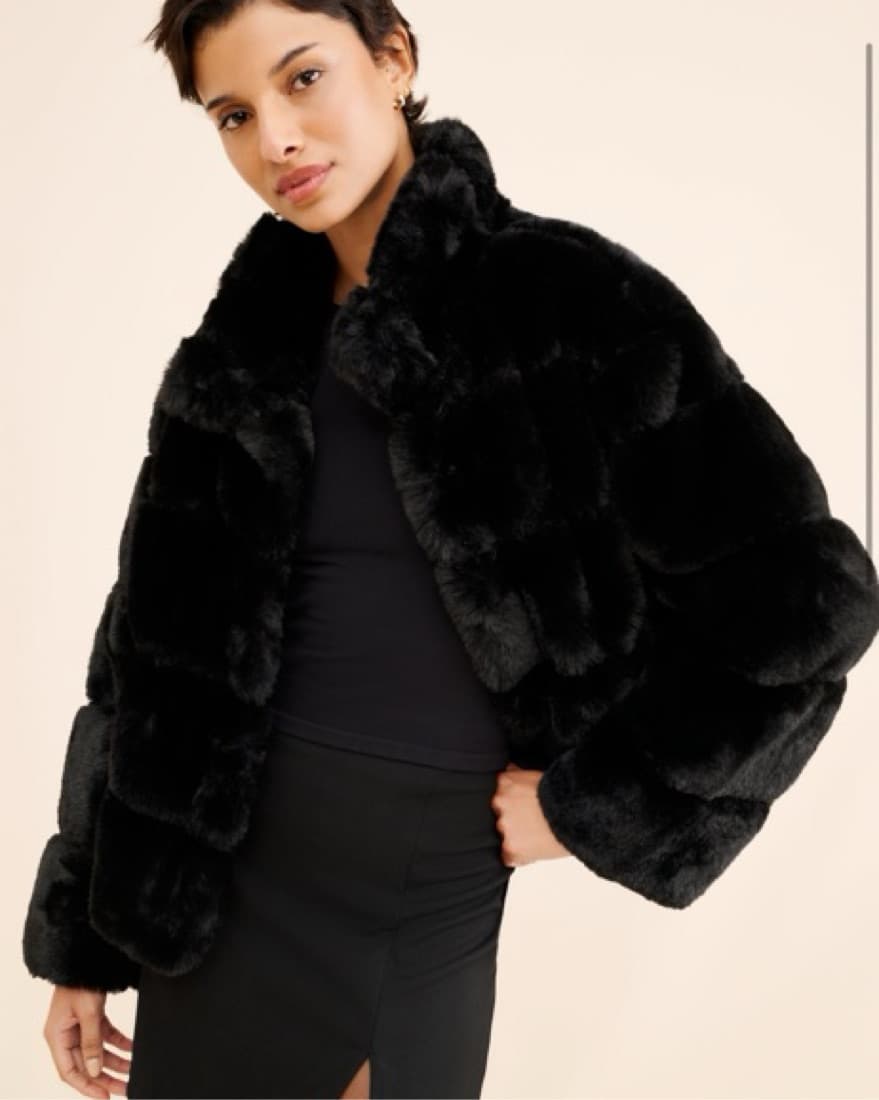 Faux Fur Fuzzy Jacket - Image 1