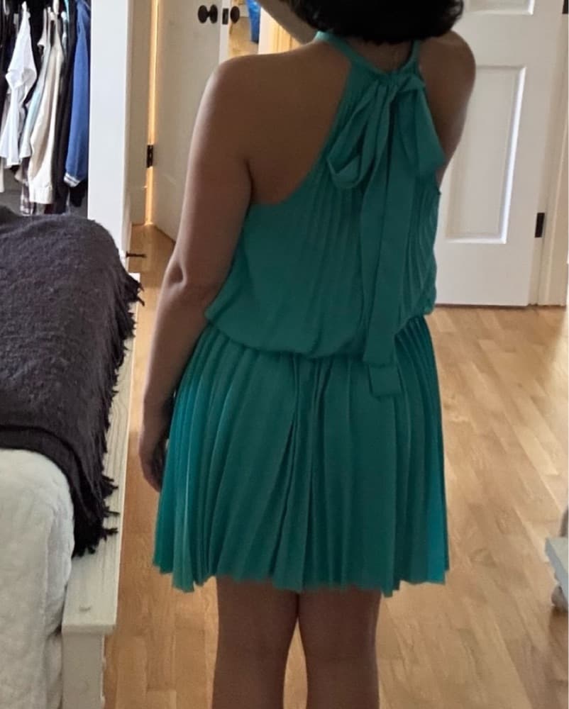 ALEXIS Teal Dress - Image 6