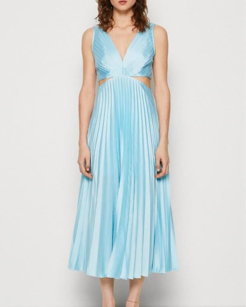 Blue Abercrombie Cutout Dress - Image 1