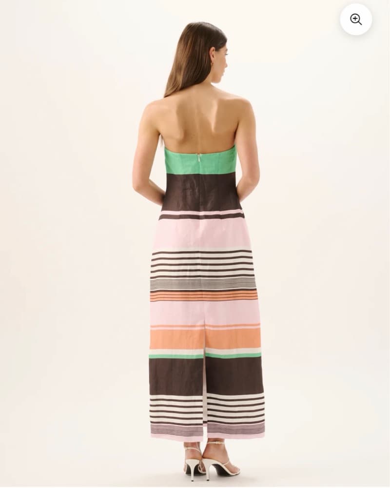 Vibrant Color-Blocked Maxi Dress - Image 2