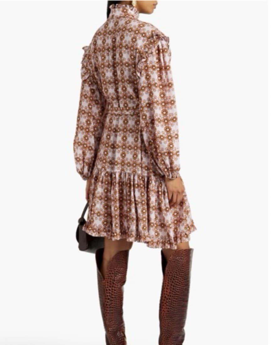 Zimmermann Floral Poplin Mini Dress - Image 3