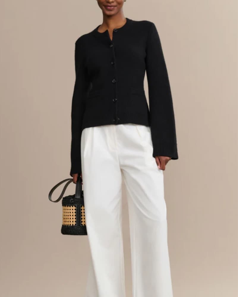Jenni Kayne Cooper Cardigan Black XS - Image 2